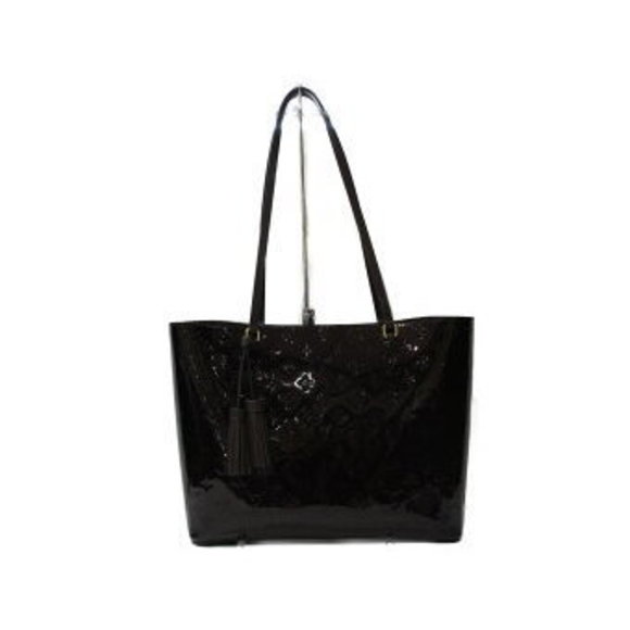 Louis Vuitton Long Beach Tote Bag Vernis Amarantee Purple Shoulder Bag - Picture 1 of 9